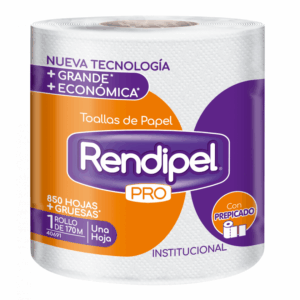 Toalla de papel para dispensador 170m Rendipel